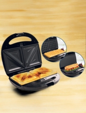 Kitchen Perfected 4 in 1 Snack Maker Black