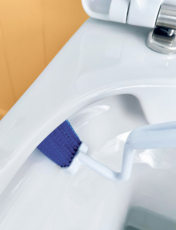 Under Rim Toilet Brush White