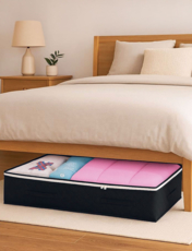 Set of 2 Underbed Storage Bags White