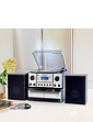 7 In 1 Full Function Music System With Wireless Speakers Oak