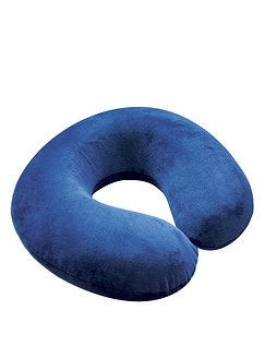 Memory Foam Neck Pillow Blue