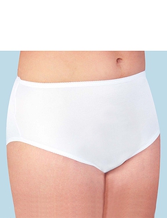 Ladies Incontinence Pants Plain White