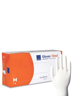 Stretch Vinyl Examination Gloves White