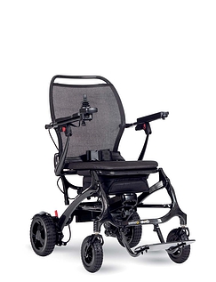 Supa Lite Electric Folding Wheelchair Black