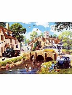 A Day By The River 1000 Piece Jigsaw Multi