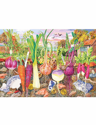 Roots and Shoots 4 x 500 Piece Jigsaw Puzzle Set