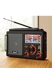 World 7-Band Radio Black