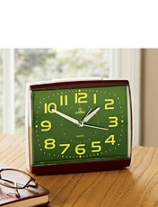 Luminous Alarm Clock Brown