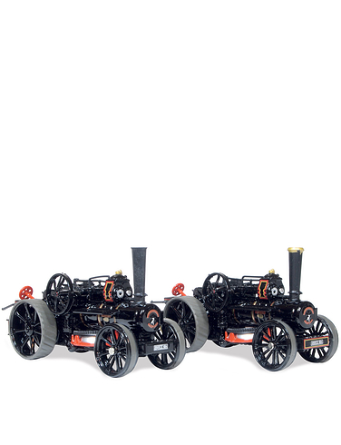 Fowler BB1 Ploughing Engine x2 Authentic 1:76 Scale Models