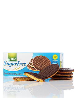 Sugar Free Dark Chocolate Coated Digestive Biscuits - Pack of 2