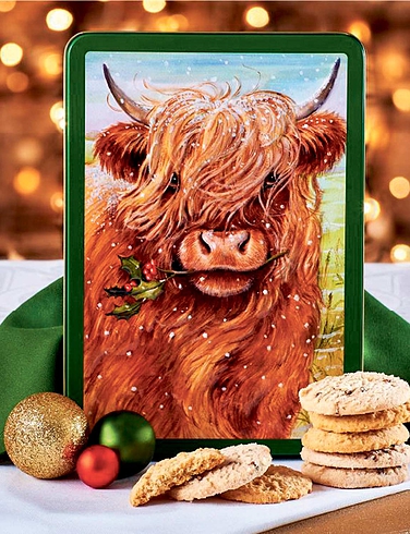 Highland Cow Tin