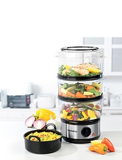 Progress Electric Food Steamer Silver