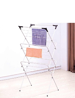 3 Tier Clothes Airer Silver