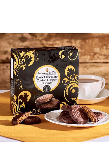 Grandma Wilds Dark Chocolate Ginger Biscuits