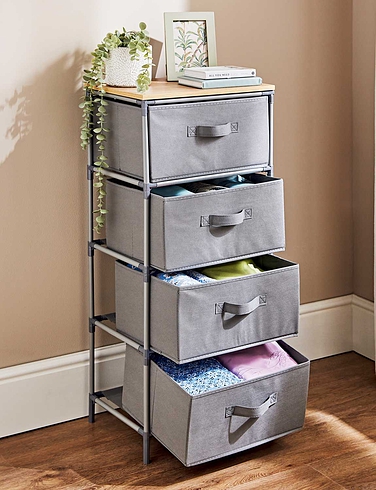 4 Drawer Storage Unit