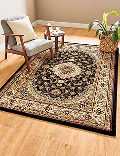 Victoria Rug Black