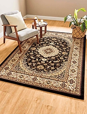 Victoria Rug Black