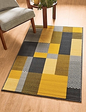 Blocks Rug Burgundy