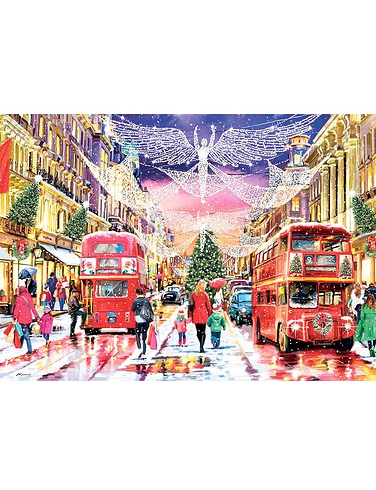 Gibsons Regent Street at Christmas 1000pc Jigsaw