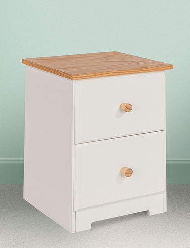 Colorado 2 Drawer Bedside Chest