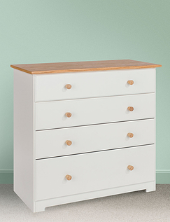 Colorado 4 Drawer Chest White