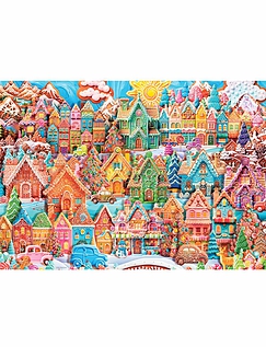 Ravensburger Christmas Cookie Village 1000pc Jigsaw Multi