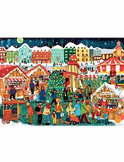 Ravensburger Christmas Market 1000pc Jigsaw Multi