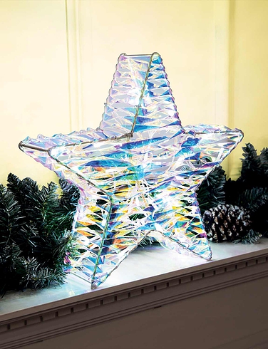 Iridescent 3D Star