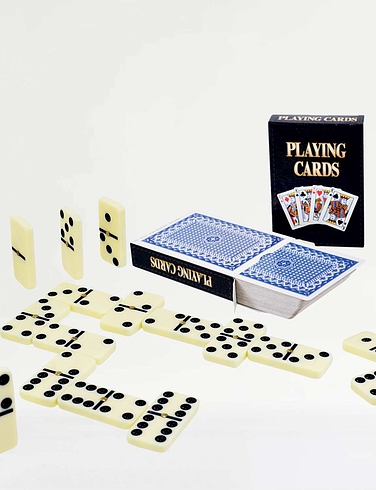 Dominoes and Playing Cards Set