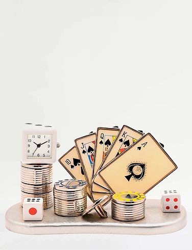 Casino Miniature Clock