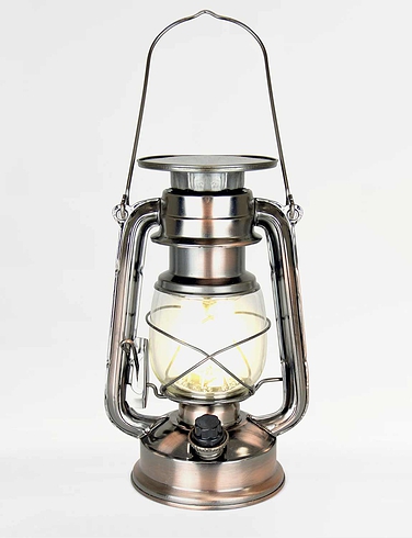 Solar Powered Vintage Lantern With LEDs