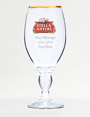 Original Stella Artois Pint Glass Clear