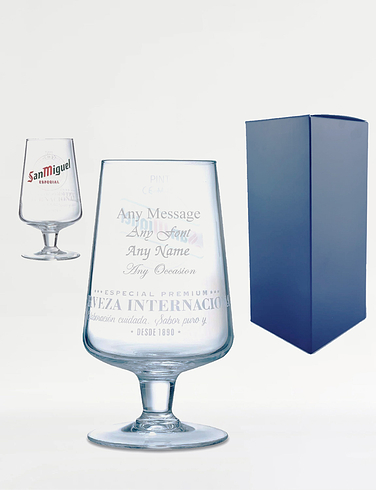 Original San Miguel Pint Glass