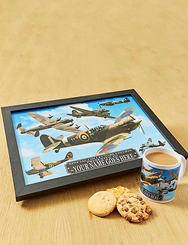 Warplanes Lap Tray and Mug Set