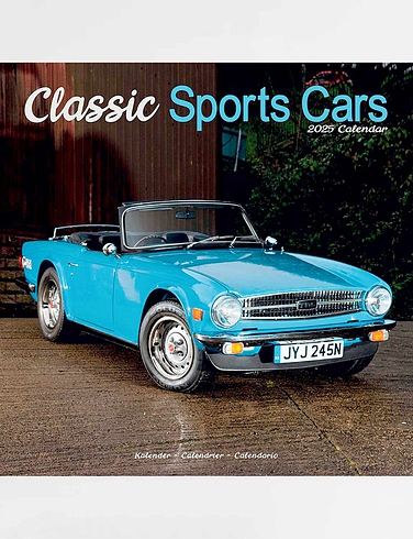 Classic Sports Cars 2025 Luxury Calendar