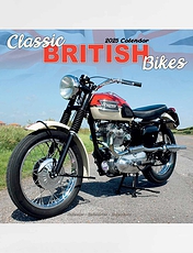 Classic British Bikes 2025 Luxury Calendar Multi