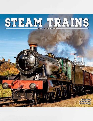 Steam Trains 2025 Luxury Calendar