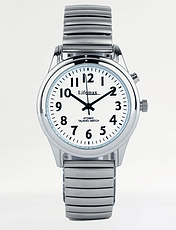 Talking Atomic Watch Expander Strap Silver