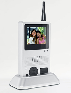 Wireless Video Door Phone Silver