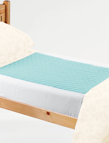 Single Washable Bed Pad With Wings