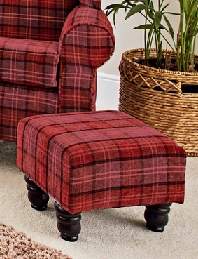 Cransford Footstool Taupe