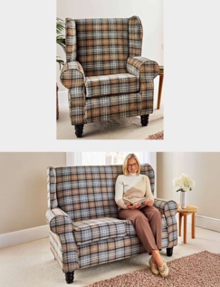 Cransford Two Seater Plus One Chair Taupe