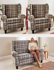 Cransford Two Seater Plus Two Chairs Taupe