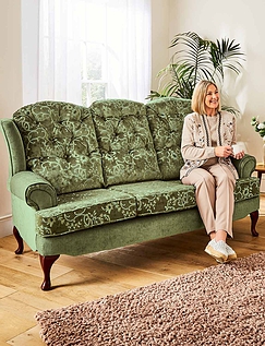 Cumbria 3 Seater Green