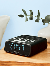 Roberts Bedside Alarm Clock Radio Black