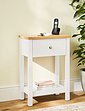 Single Drawer Console Table Grey