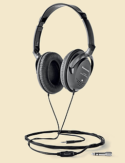 Panasonic Headphones With Extra Long Lead Black