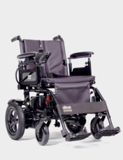 Easy Fold Electric Wheelchair Black