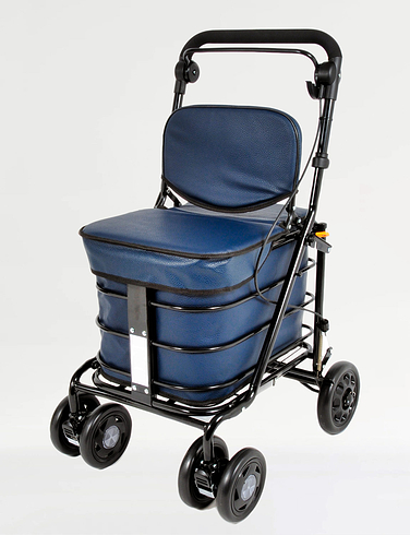 4 Wheel Regal Shopper with Seat and Backrest