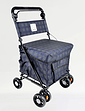 Sovereign Trolley with Seat and Backrest Blue